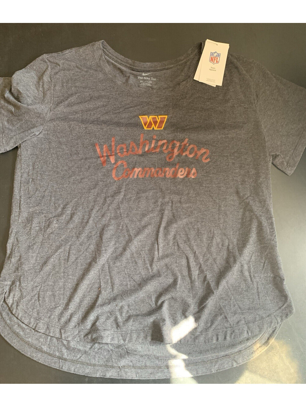 Nike The Nike Tee NFL Washington Commanders Women’s XXL Gray T-Shirt NWT